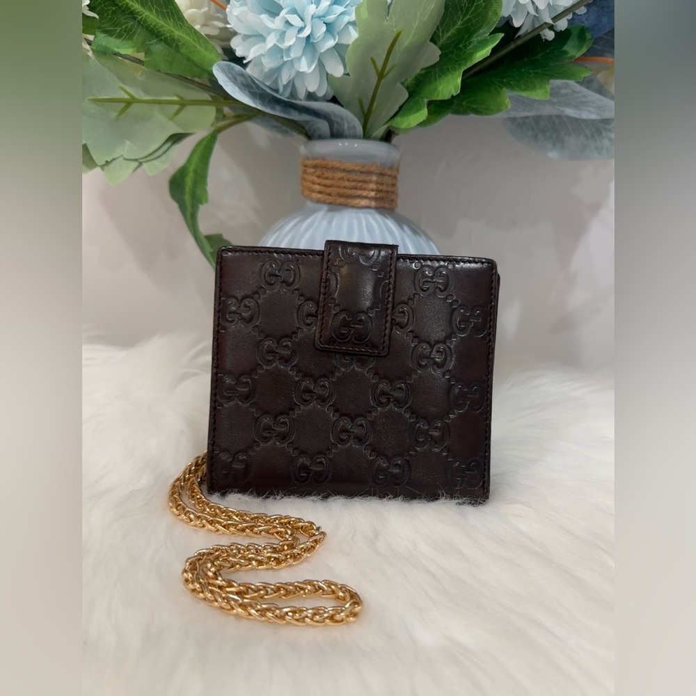 Gucci Guccissima Compact Bifold Wallet Only - Picture 2 of 14
